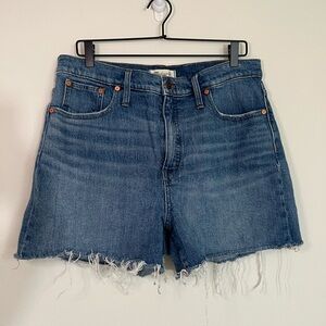Madewell High Rise Denim Shorts